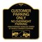 Signmission Customer Parking Only No Overnight Parking Unauthorized Vehicles Towed at Owner Expen, BG-1818-24206 A-DES-BG-1818-24206 - alternate 1